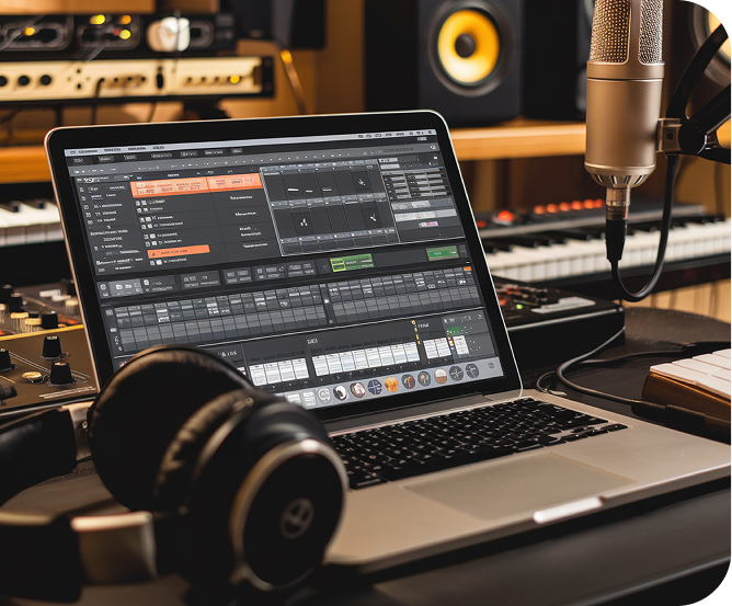Image represents audio editing & mastering