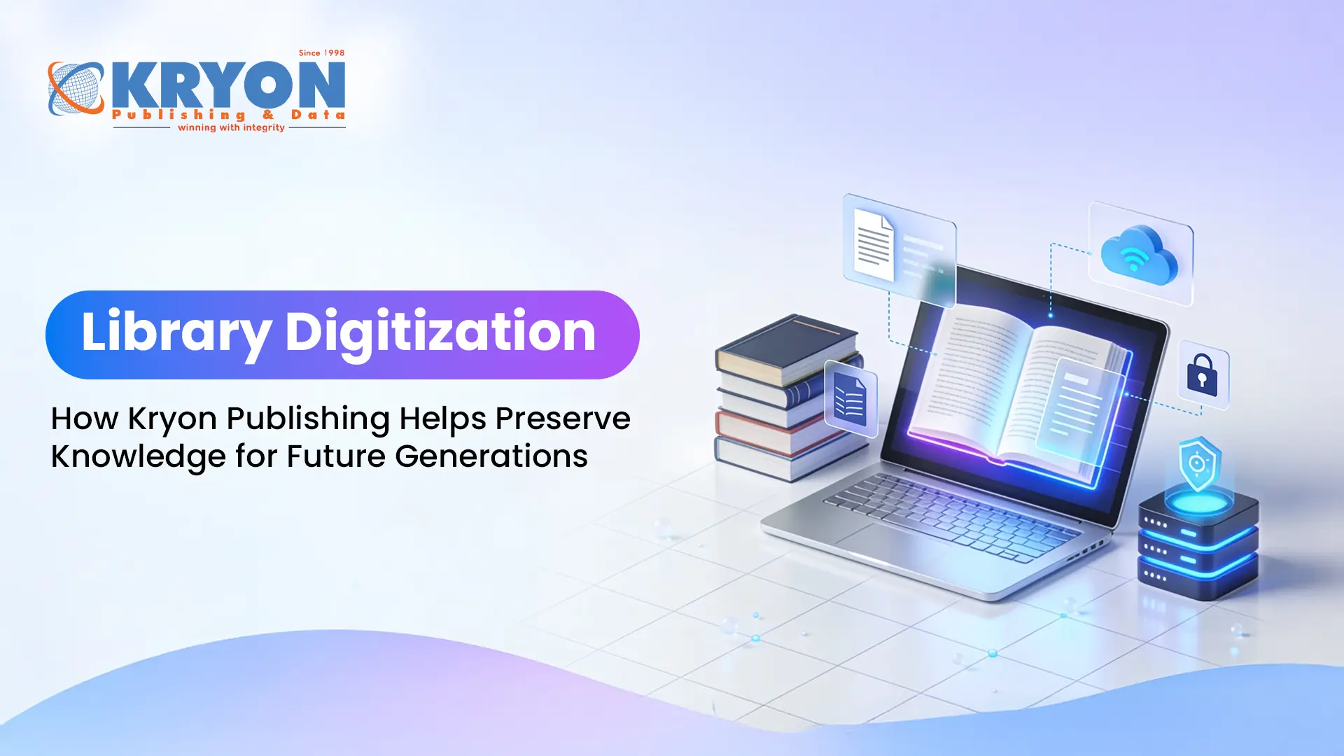 Image representing Library Digitization: How Kryon Publishing Helps Preserve Knowledge for Future Generations